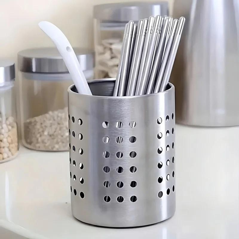 Home Cooking Delivery - # صندوق تخزين أدوات المائدة الأسطواني