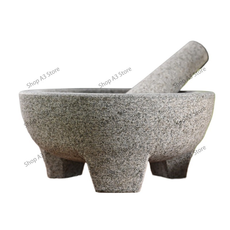 Mortar Pestle Granite - مرجل ومدقة من الجرانيت الطبيعي للتوابل