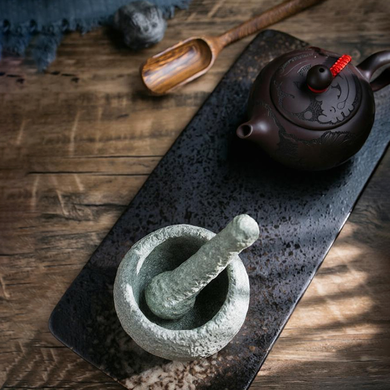 طقم هاون ومدقة من الجرانيت الط - مراجعة Mortar Pestle Granite وسعره