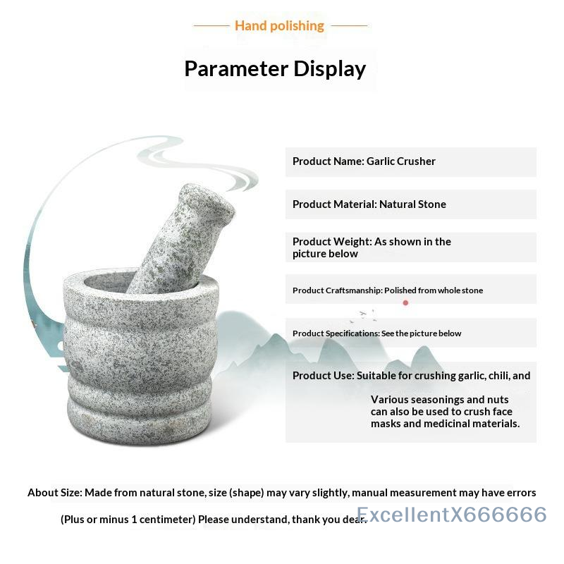 مجموعة هاون ومدقة من الجرانيت  - مراجعة Mortar Pestle Granite وسعره